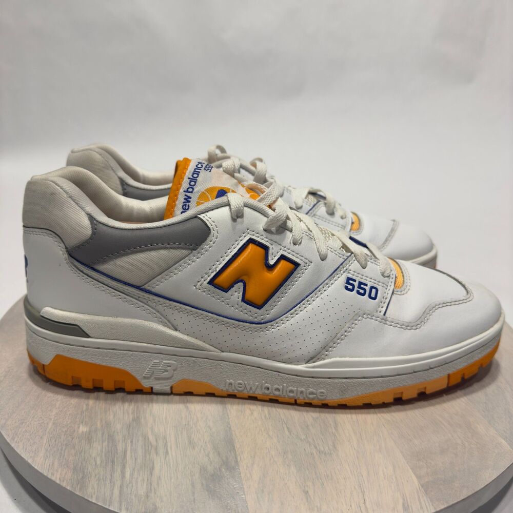 New Balance 550 ‘White Vibrant Orange’ Size 13 Retro Sneakers